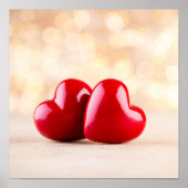 Rotes Herz. Poster (Vorne)