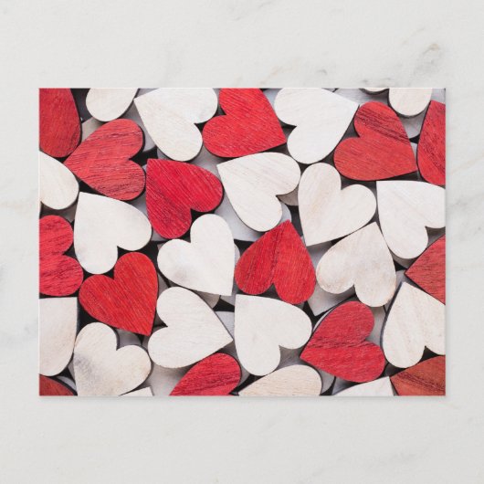 Rotes Herz. Postkarte (Vorderseite)