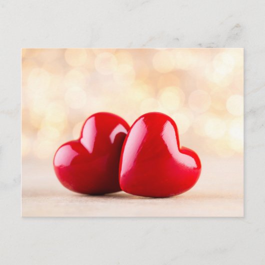 Rotes Herz. Postkarte (Vorderseite)