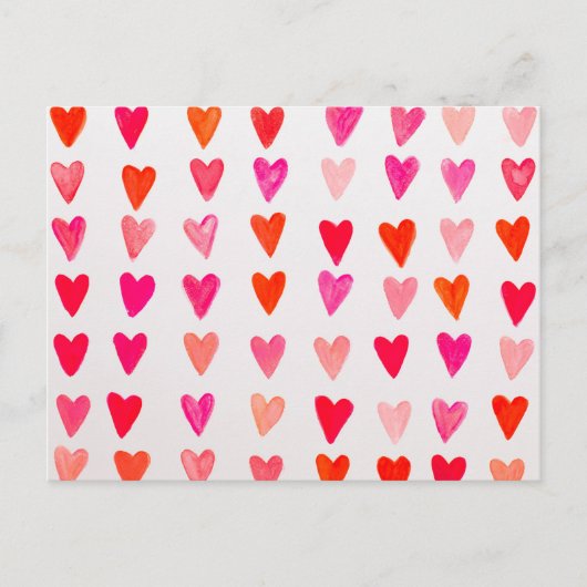 Rotes Herz. Postkarte (Vorderseite)