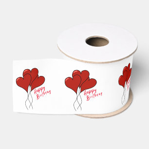 Rotes Herz Ripsband