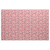 Rotes Herz rosa Krankenpflegemuster Stoff (Fat Quarter (45,7 x 55,9 cm))