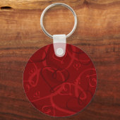 Rotes Herz Schlüsselanhänger (Vorderseite)