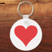 Rotes Herz Schlüsselanhänger (Vorderseite)