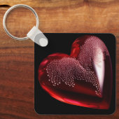 Rotes Herz Schlüsselanhänger (Vorderseite)