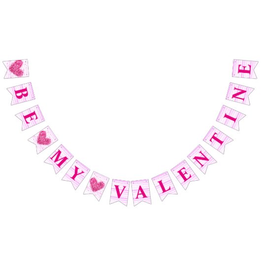 Rotes Herz Seien Sie mein Valentiner Romantik Vors Wimpelkette (Alle)