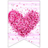 Rotes Herz Seien Sie mein Valentiner Romantik Vors Wimpelkette (Erste Fahne)