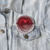 Rotes Herz | Silky Black und White Button (Beispiel)