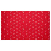 Rotes Herz Stoff (Fat Quarter (45,7 x 55,9 cm))