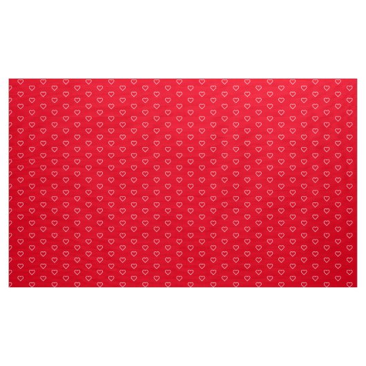 Rotes Herz Stoff (Yard (91,4 cm))