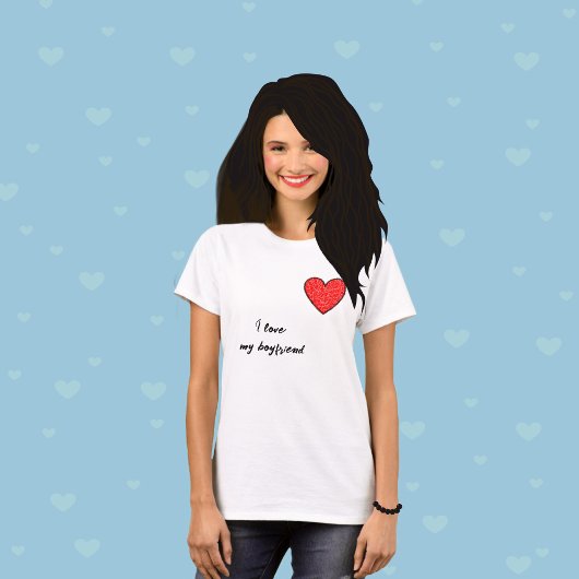 Rotes Herz T-Shirt