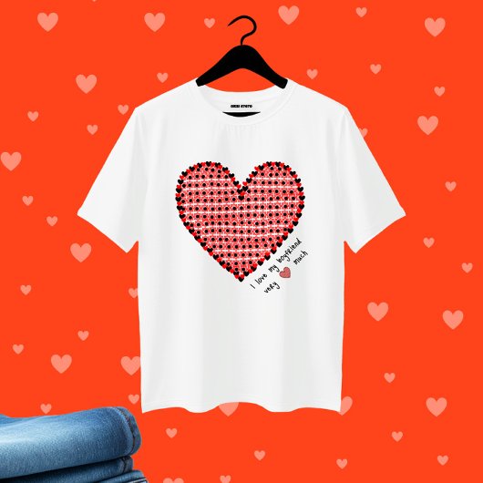 Rotes Herz T-Shirt