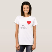 Rotes Herz T-Shirt (Vorne ganz)