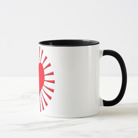 Rotes Herz Tasse (Rechts)