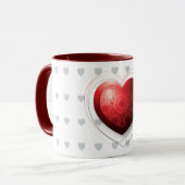 Rotes Herz, Tasse (Vorderseite Links)