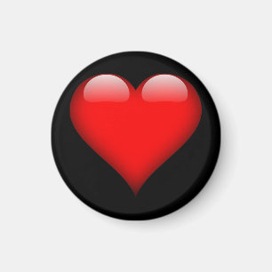 Rotes Herz Trendige Liebe Hochzeit Magnet