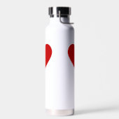 Rotes Herz Trinkflasche (Links)