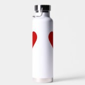 Rotes Herz Trinkflasche (Rechts)