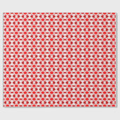 Rotes Herz-Valentinstag-Packpapier Geschenkpapier (Flach)