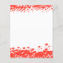 Rotes Herz Valentinstag Scrapbook Papier