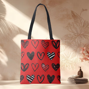 Rotes Herz Valentinstag-Special Tasche