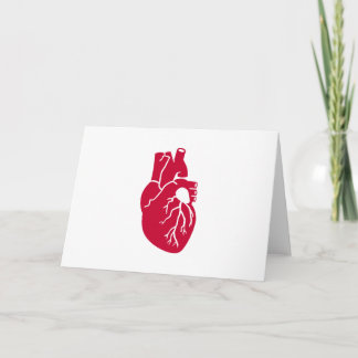 Rotes Herzorgan Karte
