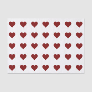 ROTES HERZT-Tissue Seidenpapier