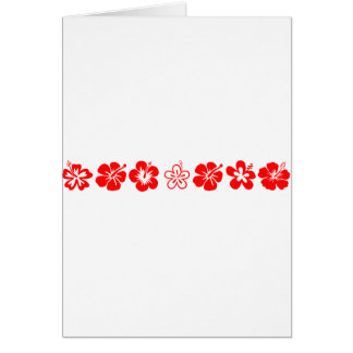 Rotes Hibiskus-Thema