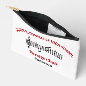 Rotes High School-Chor Personalisiert Zubehörtasche (Offen)