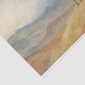 Rotes Hirsch in einer Hochlandschaft, Kunst Seidenpapier (Ausschnitt)