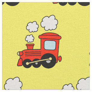 Rotes Hobby-Textilgewebe Spielzeug choo choo Zugs Stoff