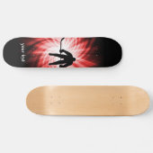 Rotes Hockey Skateboard (Horizontal)