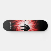 Rotes Hockey Skateboard (Horizontal)