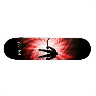 Rotes Hockey Skateboard