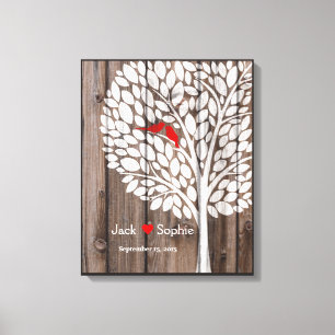 Rotes Holz in der Gästebuch