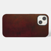 Rotes Holz iPhone Hülle (Rückseite (Horizontal))