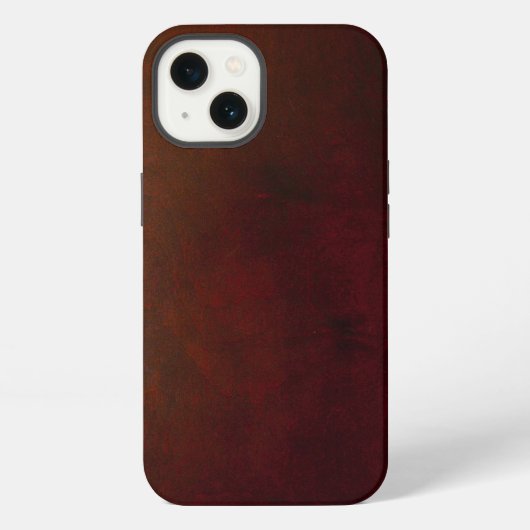 Rotes Holz iPhone Hülle (Rückseite)