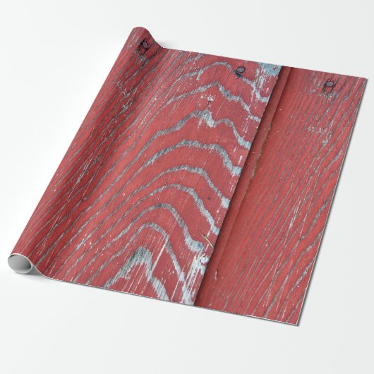 Rotes Holzschutzpapier Geschenkpapier (Ungerollt)