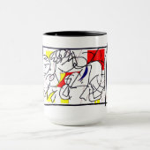 Rotes Horseman Tasse (Zentrum)