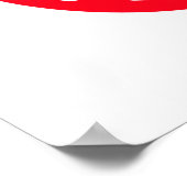 Rotes Horseshoe Mädchen und Pferde Poster (Ecke)