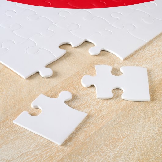 Rotes Horseshoe Mädchen und Pferde Puzzle (Seite)