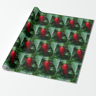 Rotes Hot-Peer-Wrapper Geschenkpapier