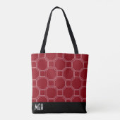 Rotes HT1-Monogramm Tasche (Rückseite)