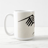 Rotes Huhn Kaffeetasse (Links)
