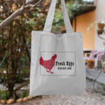 Rotes Hühnchen Frische Eier