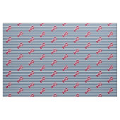 Rotes Hummer-nautischmonogramm-blauer weißer Stoff (Fat Quarter (45,7 x 55,9 cm))