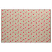 rotes Hummermuster Stoff (Yard (91,4 cm))