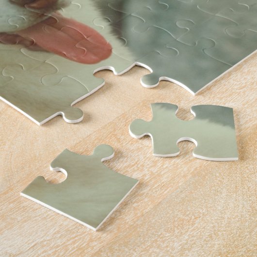 Rotes Husky-Hundepuzzlespiel Puzzle (Seite)