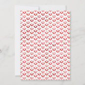 Rotes in einem Melon 1. Geburtstag Einladung (Rückseite)