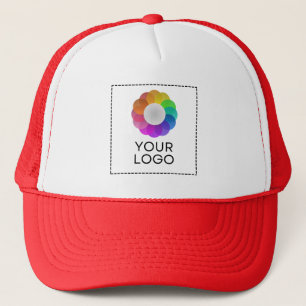 Rotes individuelles Logo, geringe Mindestmenge Truckerkappe